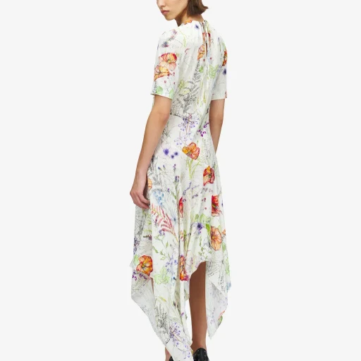 Meadow Floral Asymmetric Dress