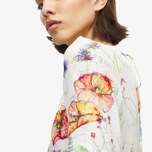 Meadow Floral Asymmetric Dress