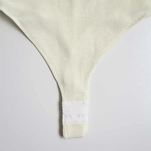 Rib Halter-Neck Bodysuit