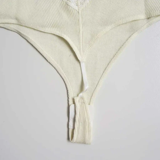Rib Halter-Neck Bodysuit