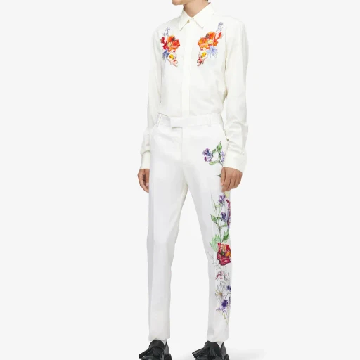 Meadow Floral Single-Breasted Jacket
