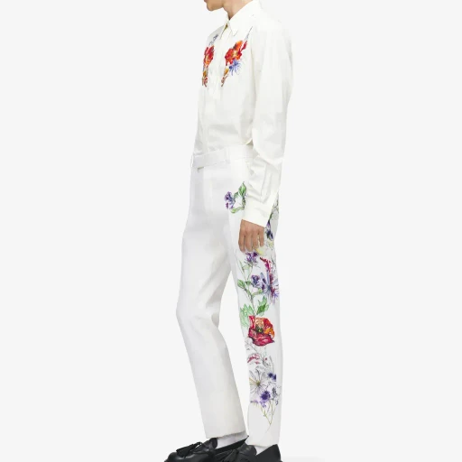 Meadow Floral Single-Breasted Jacket
