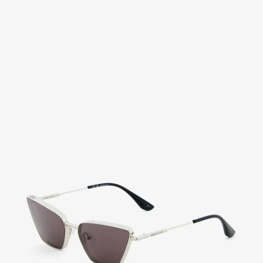 Metal T-Bar Cat-Eye Sunglasses