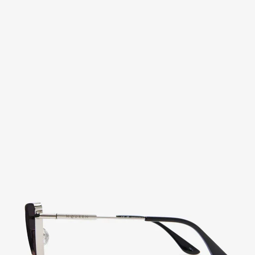 Metal T-Bar Cat-Eye Sunglasses