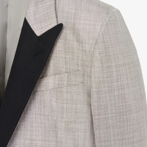 Metallic Single-Breasted Jacket