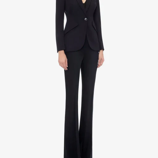 Narrow Bootcut Trousers