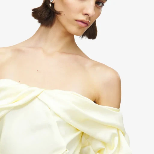 Off-The-Shoulder Draped Top