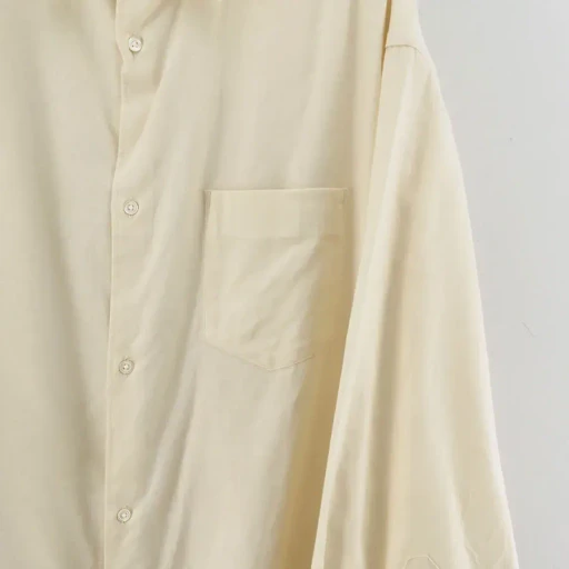 Cotton Cashmere L/S Oversized Regular Collar Shirt