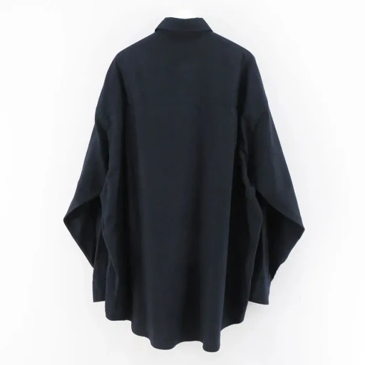 Cotton Cashmere L/S Oversized Regular Collar Shirt
