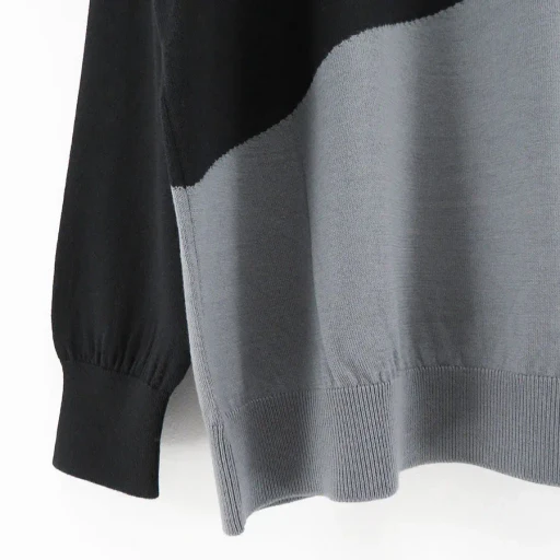 Fine Wool Intarsia Knit