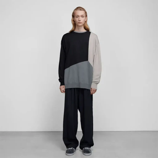 Fine Wool Intarsia Knit