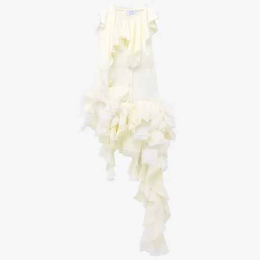 Oyster Ruffle Top