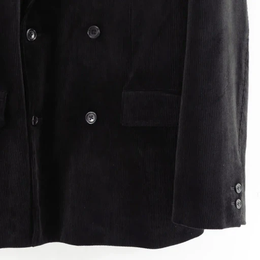 Suvin Corduroy Compact Shoulder Double Jacket