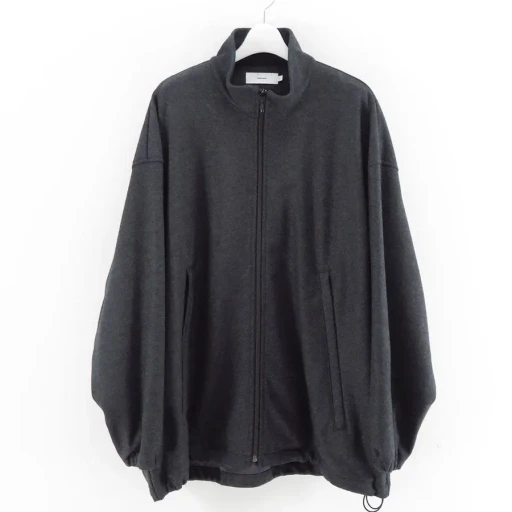 Wool Smooth Flannel Track Blouson