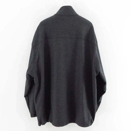 Wool Smooth Flannel Track Blouson