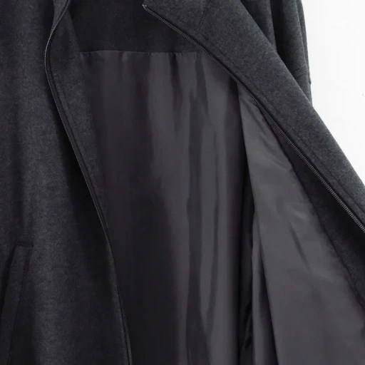 Wool Smooth Flannel Track Blouson