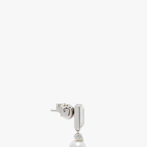 Skull & Pearl Earring