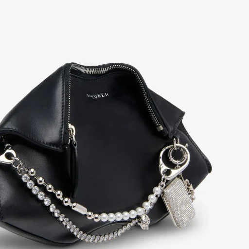 Pearl & Crystal Double Chain Charm
