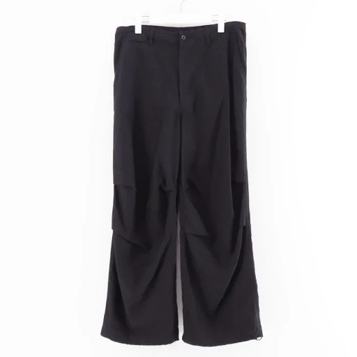 Cotton Cupro Back Satin Military Pants