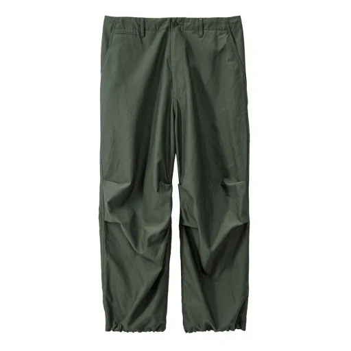 Cotton Cupro Back Satin Military Pants