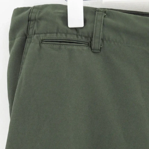 Cotton Cupro Back Satin Military Pants