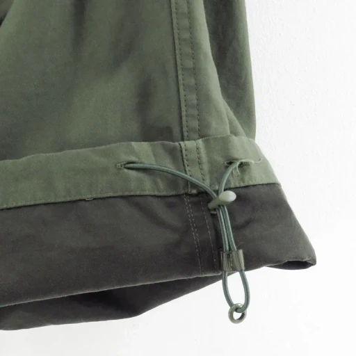 Cotton Cupro Back Satin Military Pants