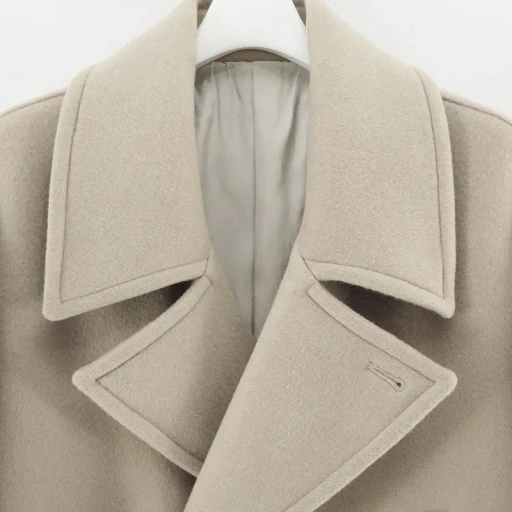 Light Melton Pea Coat