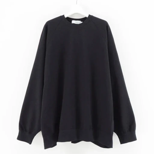 Ultra Compact Terry Crew Neck Sweater