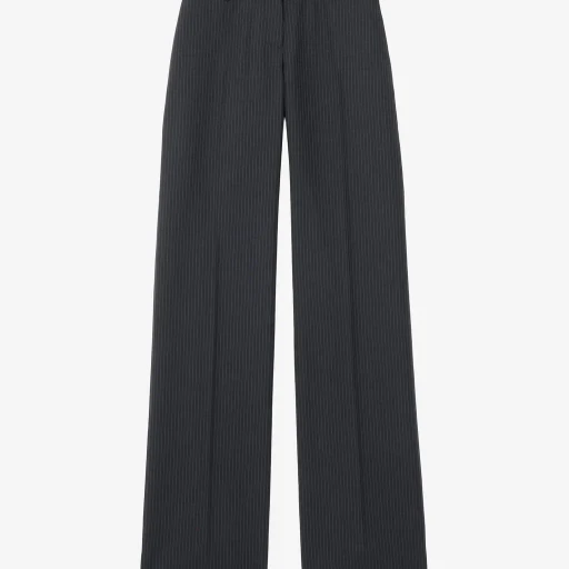 Pinstriped Bumster Trousers