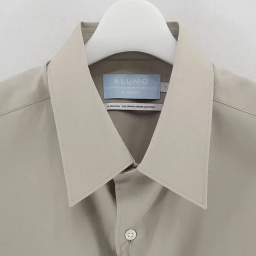 Alumo For Gp S/S Oversized Regular Collar Shirt