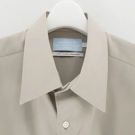 Alumo For Gp L/S Oversized Regular Collar Shirt