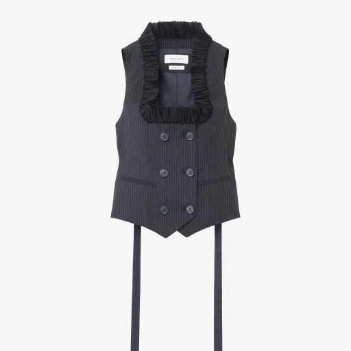 Pinstriped Tailored Waistcoat