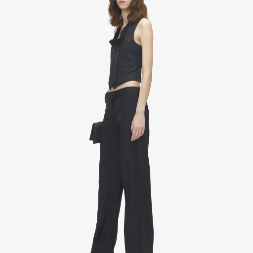Pinstriped Tailored Waistcoat