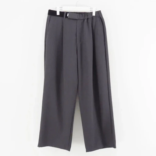 Scale Off Wool Wide Chef Pants