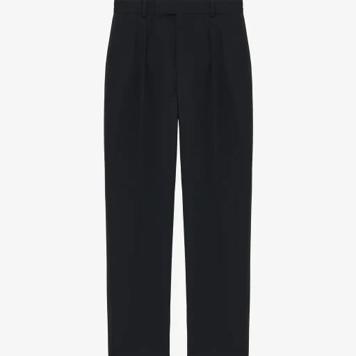 Pleat Detail Tuxedo Trousers
