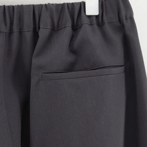 Scale Off Wool Wide Chef Pants