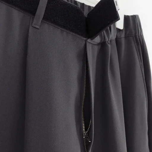 Scale Off Wool Wide Chef Pants