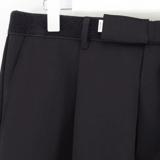 Scale Off Wool Wide Chef Pants