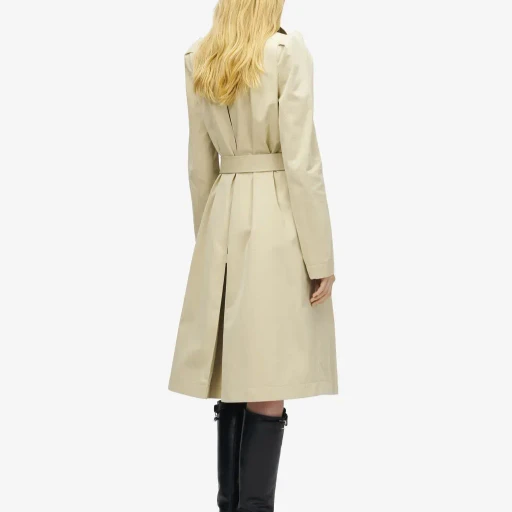 Pleated Trench Coat