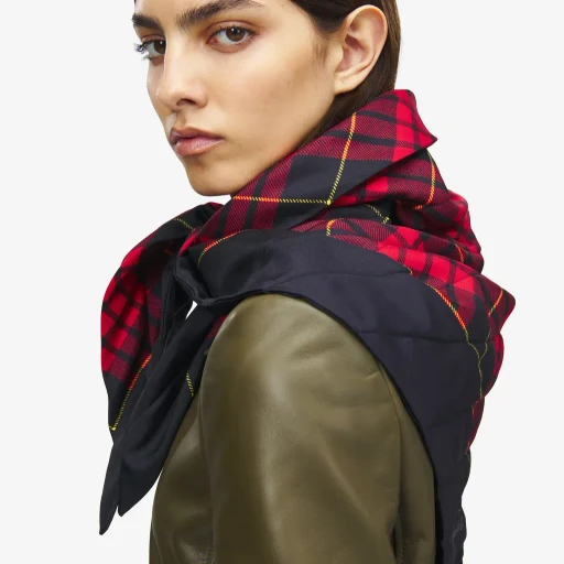 Quilted Tartan Scarf