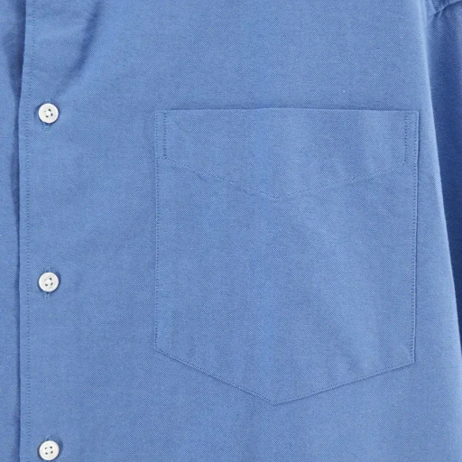Oxford L/S Oversized Band Collar Shirt