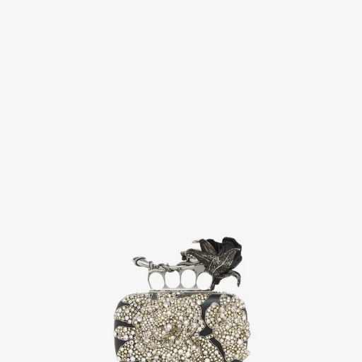 Rose & Snake Knuckle Clutch