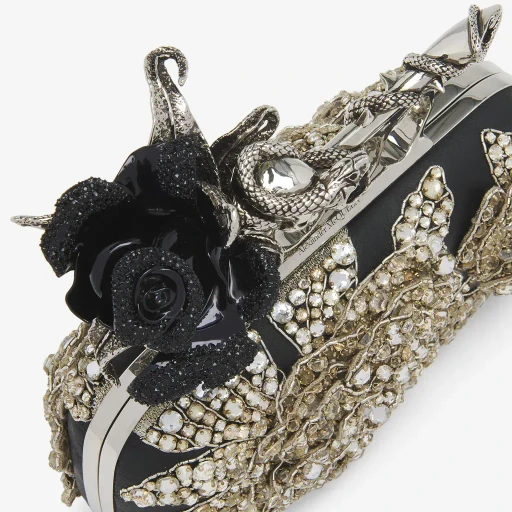 Rose & Snake Knuckle Clutch