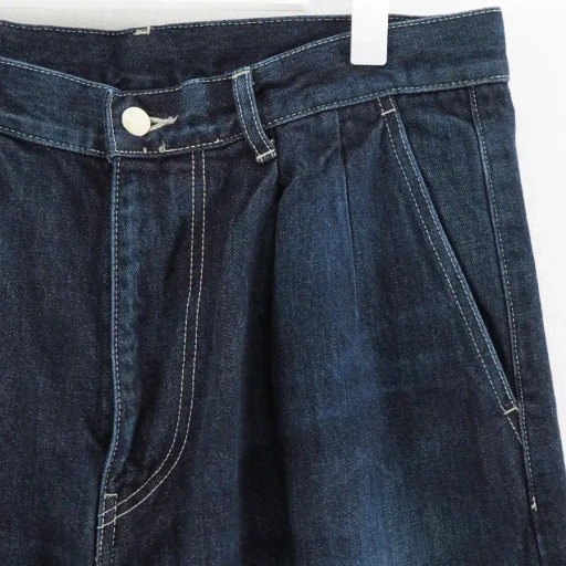 Selvage Denim Two Tuck Pants