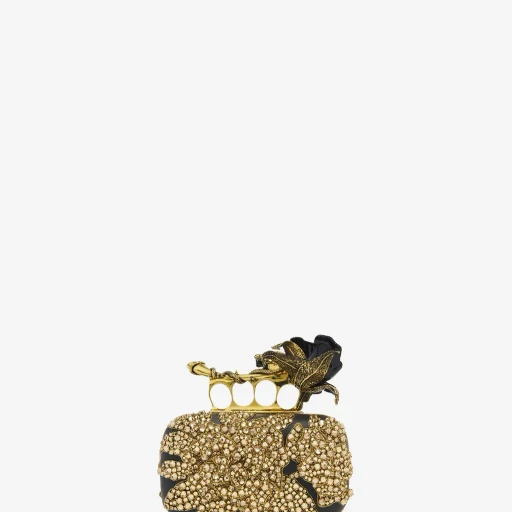 Rose & Snake Knuckle Clutch