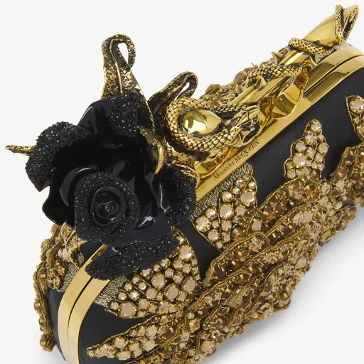 Rose & Snake Knuckle Clutch