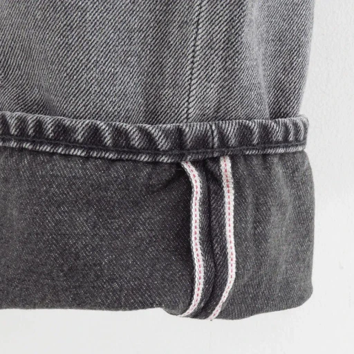 Selvage Denim Two Tuck Tapered Pants