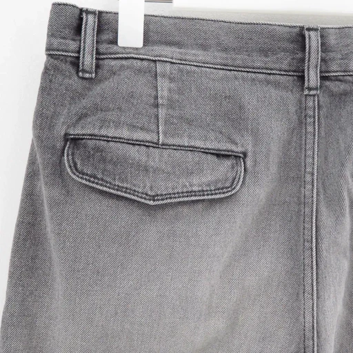 Selvage Denim Two Tuck Tapered Pants