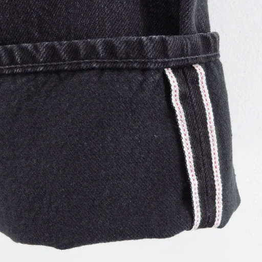 Selvage Denim Two Tuck Tapered Pants