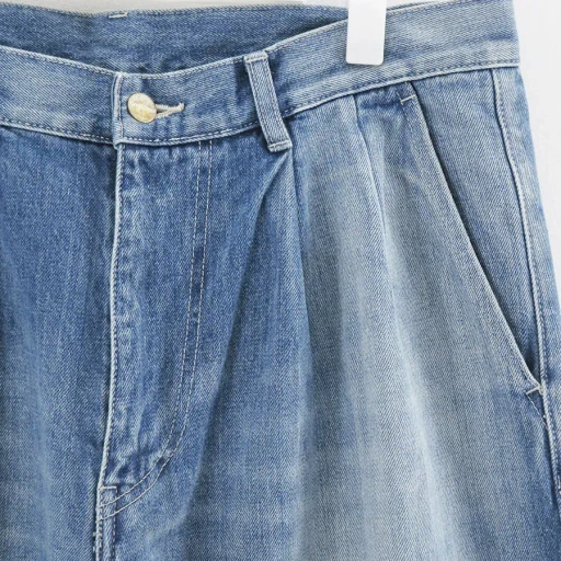 Selvage Denim Two Tuck Pants